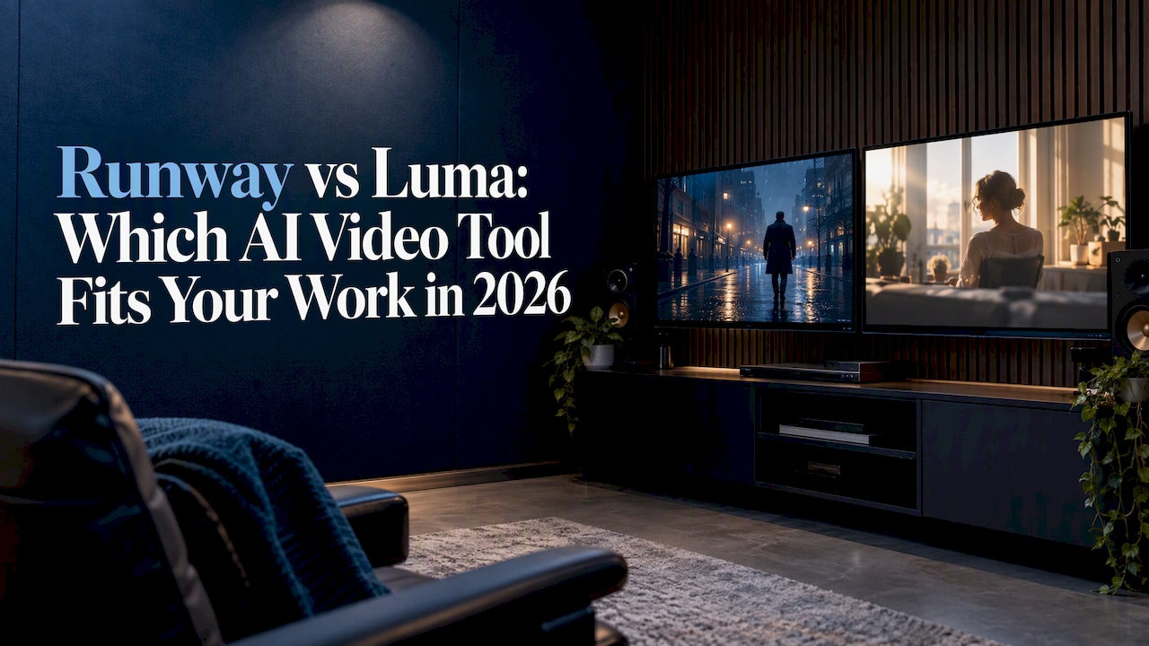 Two generated video clips shown side by side